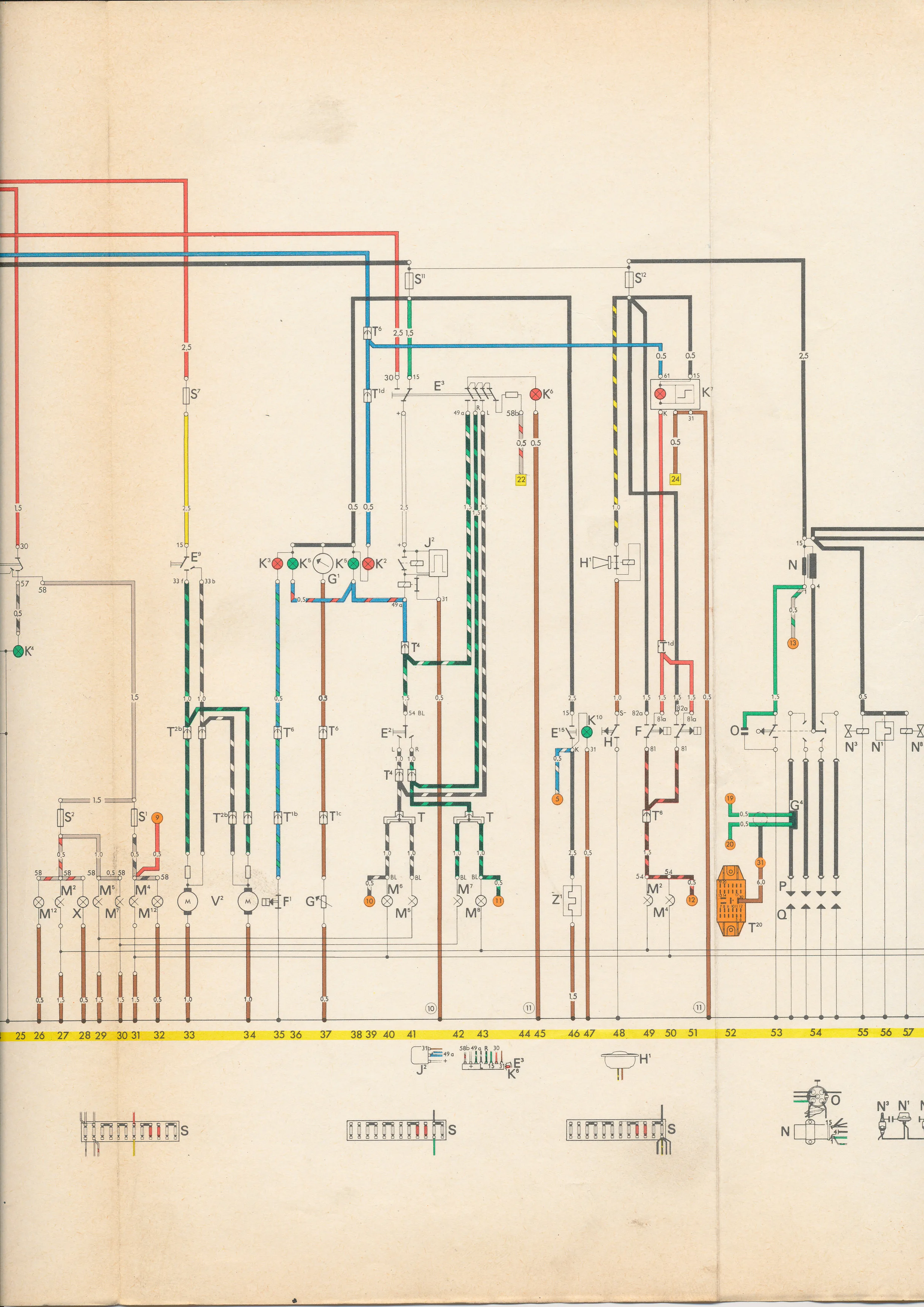 1975 Vw Type 2 Wiring Schematic