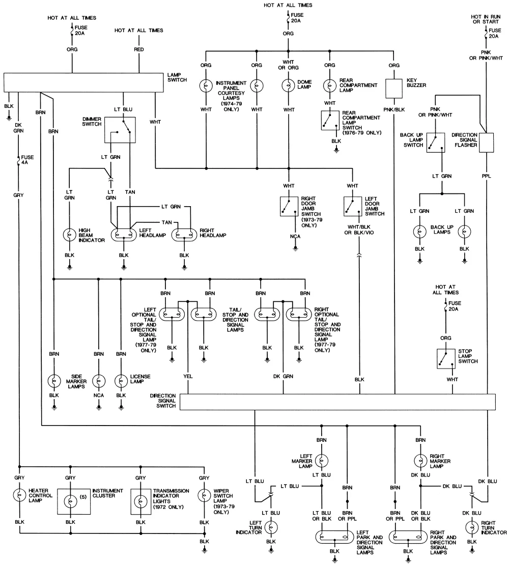 1976 Chevy Truck Wiring Diagram Collection