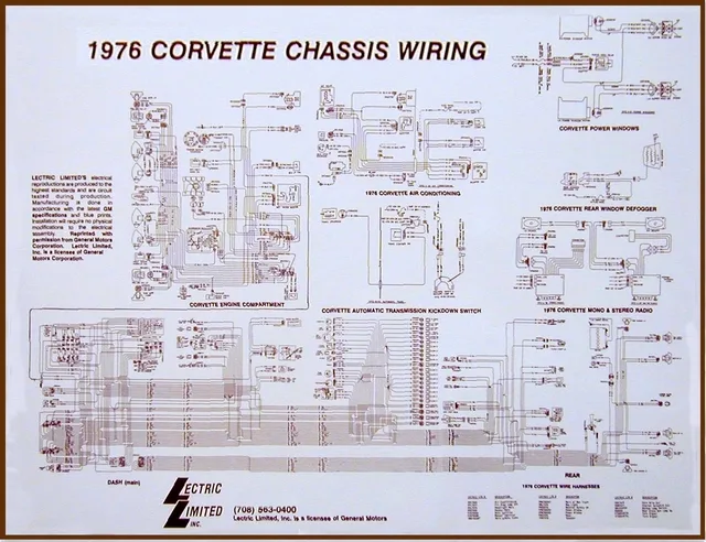 1976 Corvette Wiring Diagram Wiring Diagram