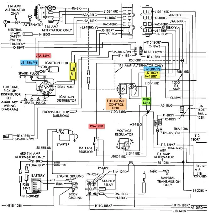 1977 Dodge Truck Wiring Diagram