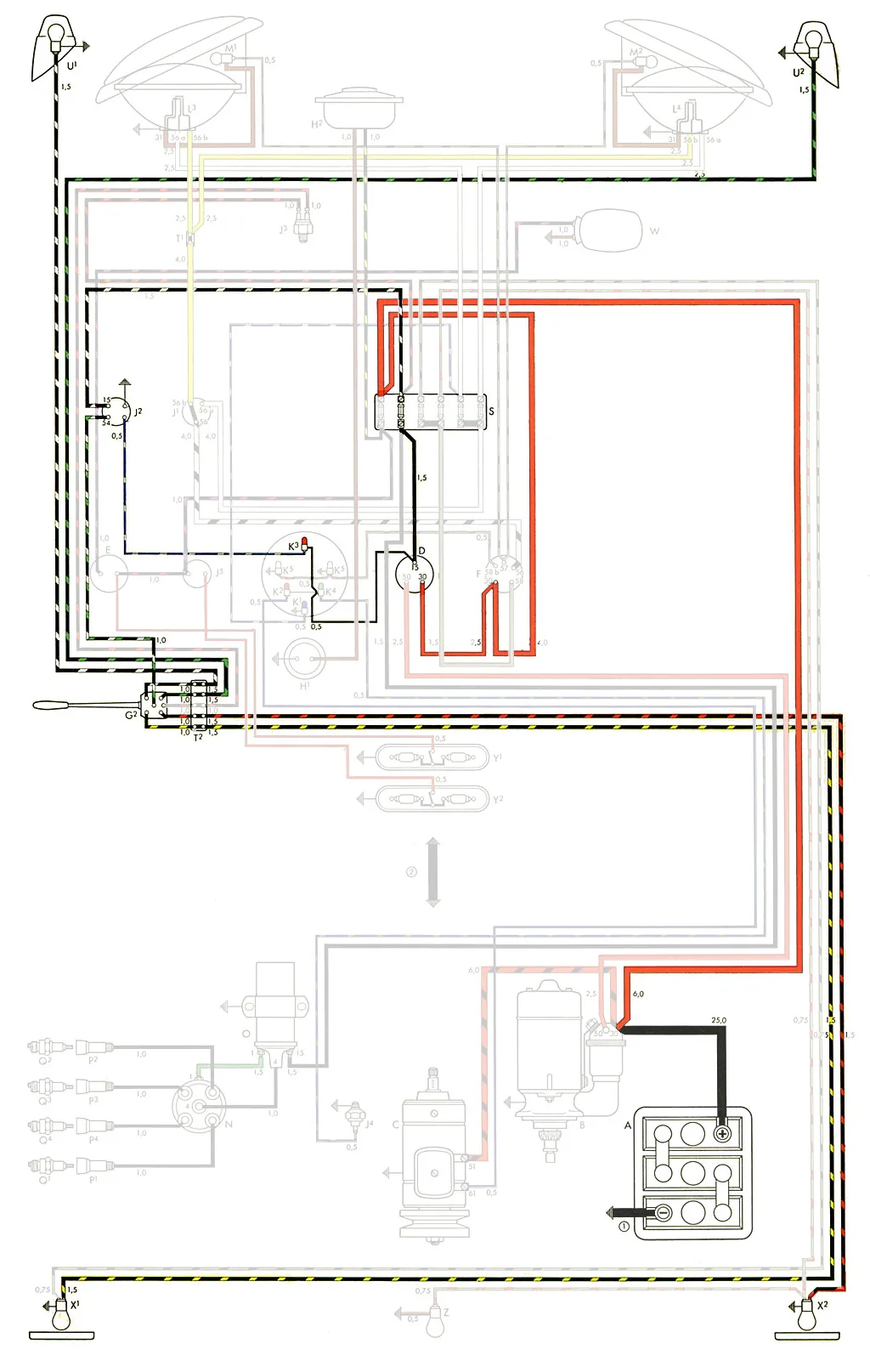 1977 Vw Bus Wiring Diagram Wiring Diagram