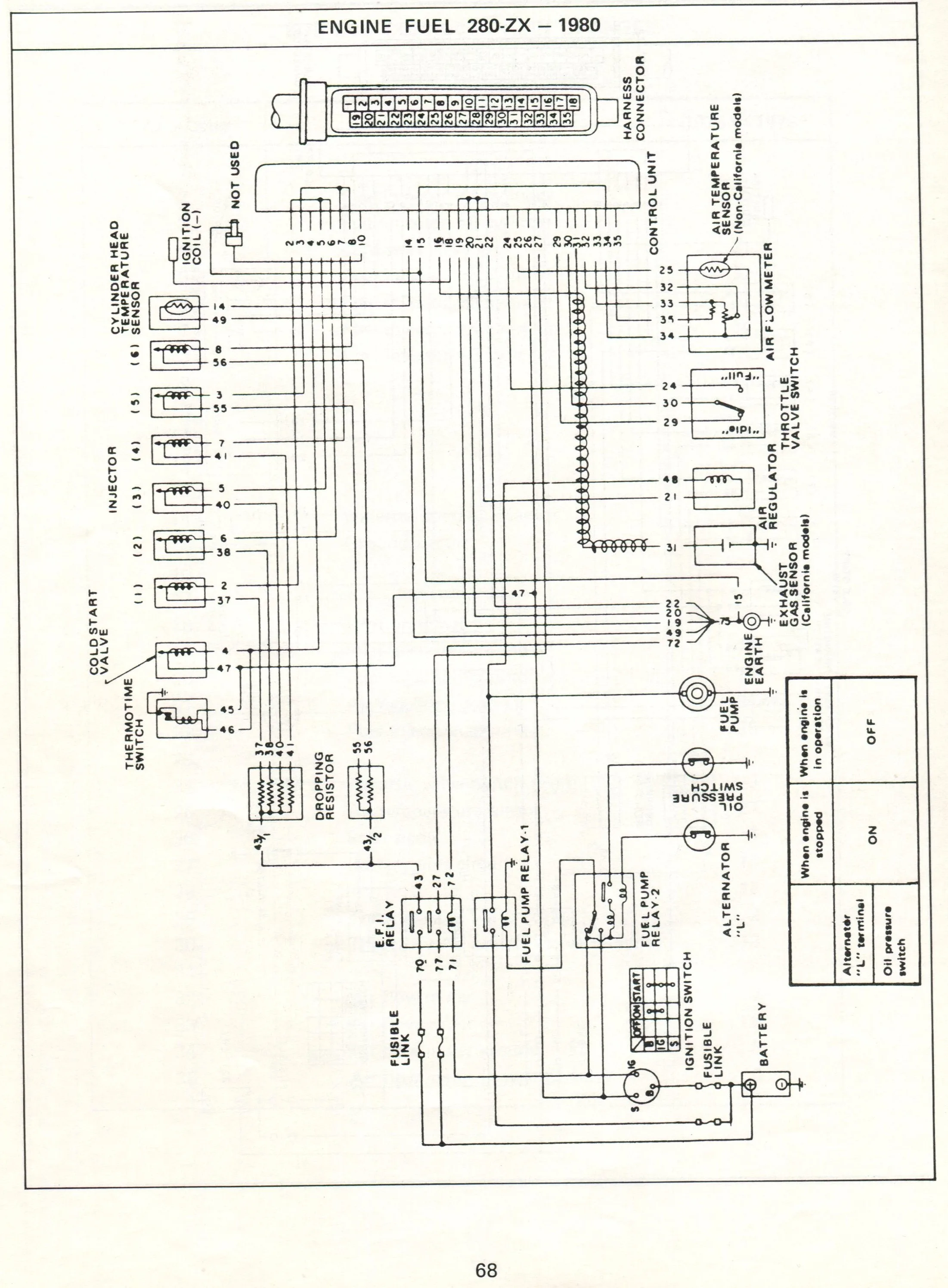 1978 Datsun 280Z Fuel Pump Wiring Diagram Wiring Diagram