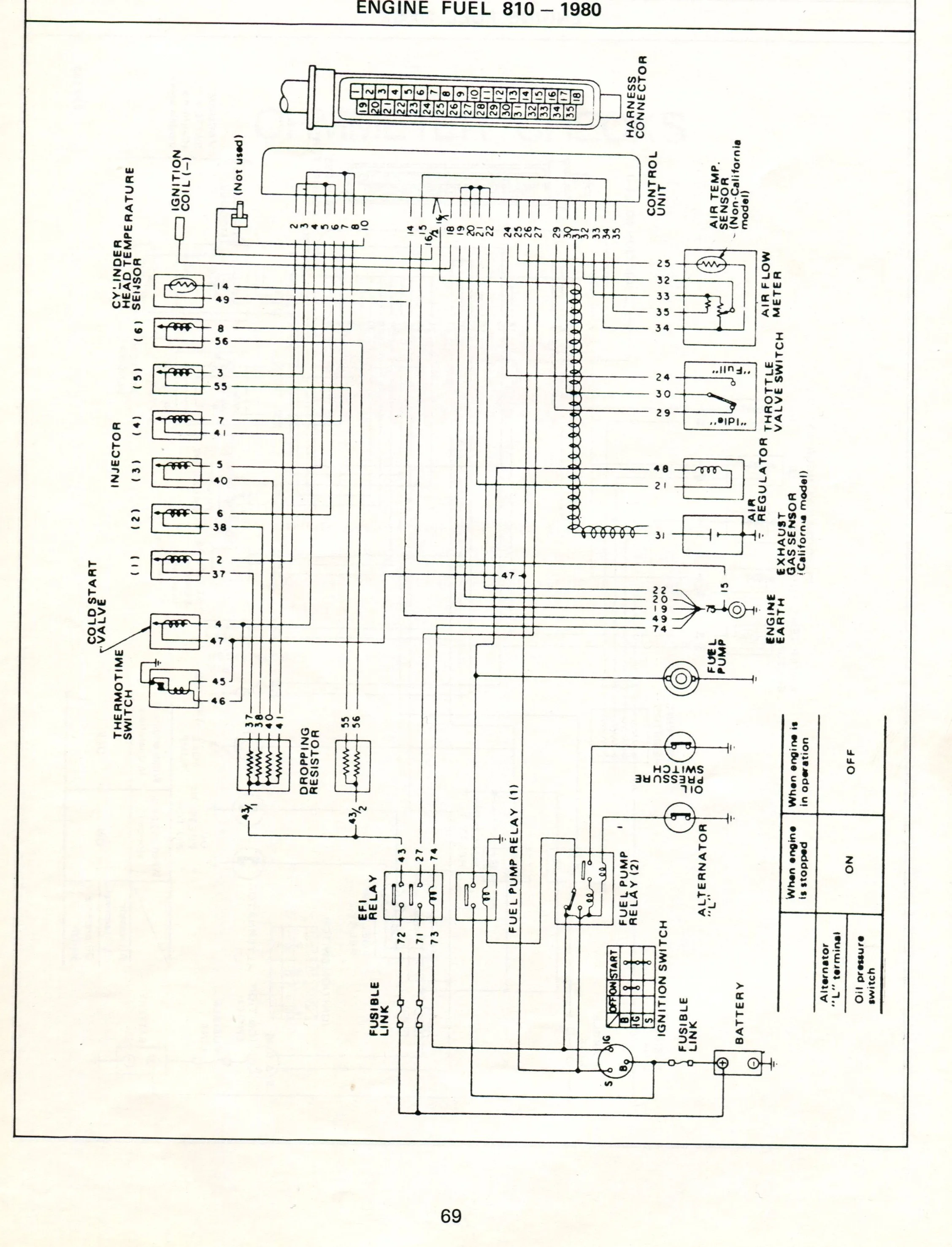 1978 Datsun 280Z Fuel Pump Wiring Diagram Wiring Diagram
