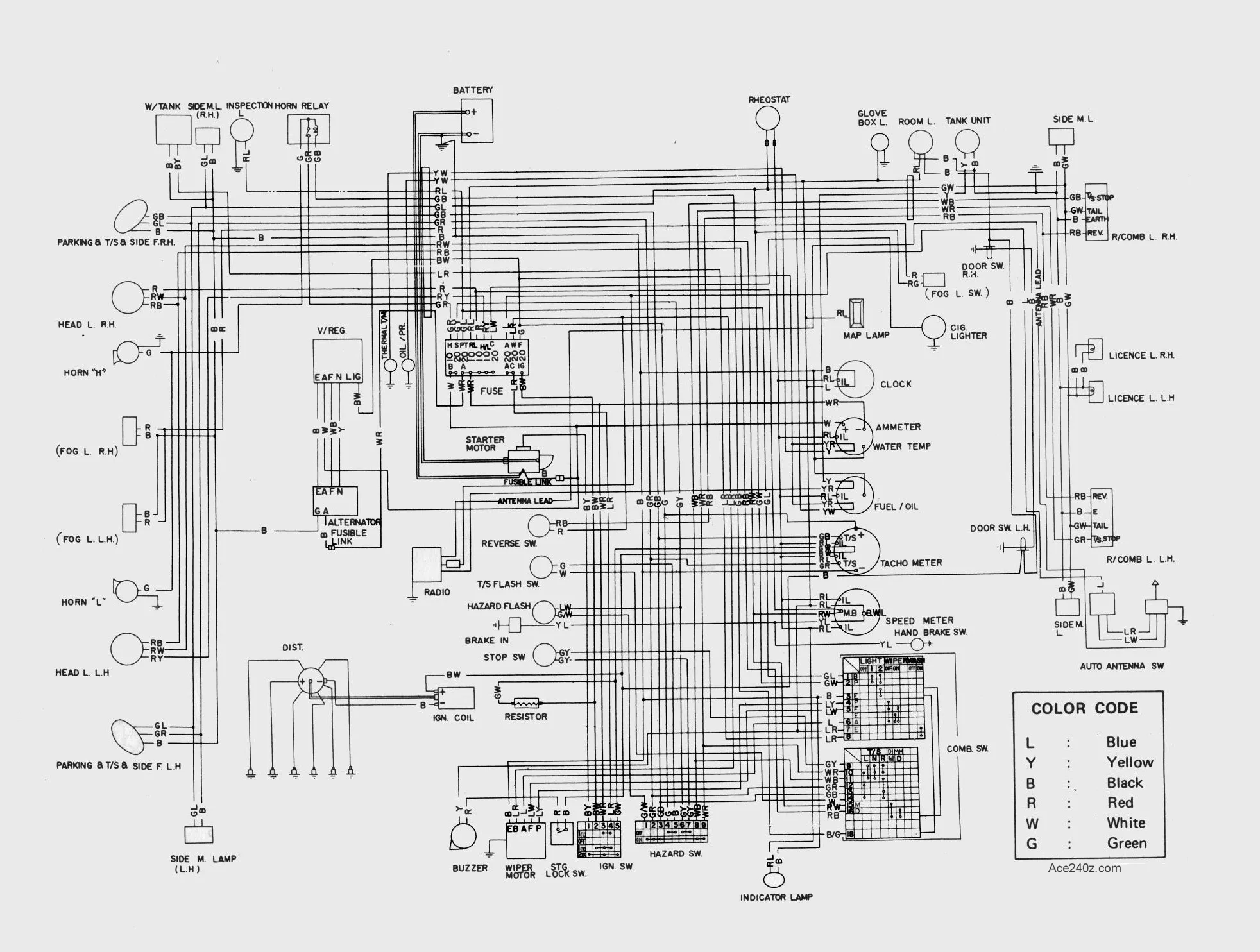 1978 Datsun 280Z Fuel Pump Wiring Diagram Wiring Diagram