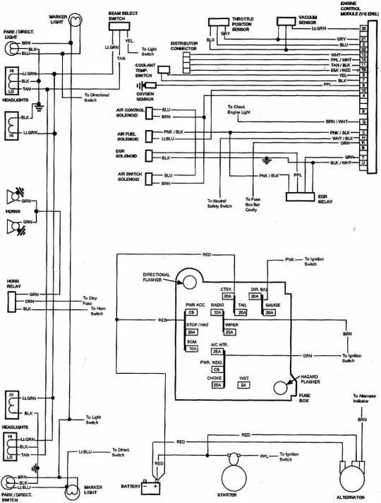 1979 Chevy Truck Wiring Diagram