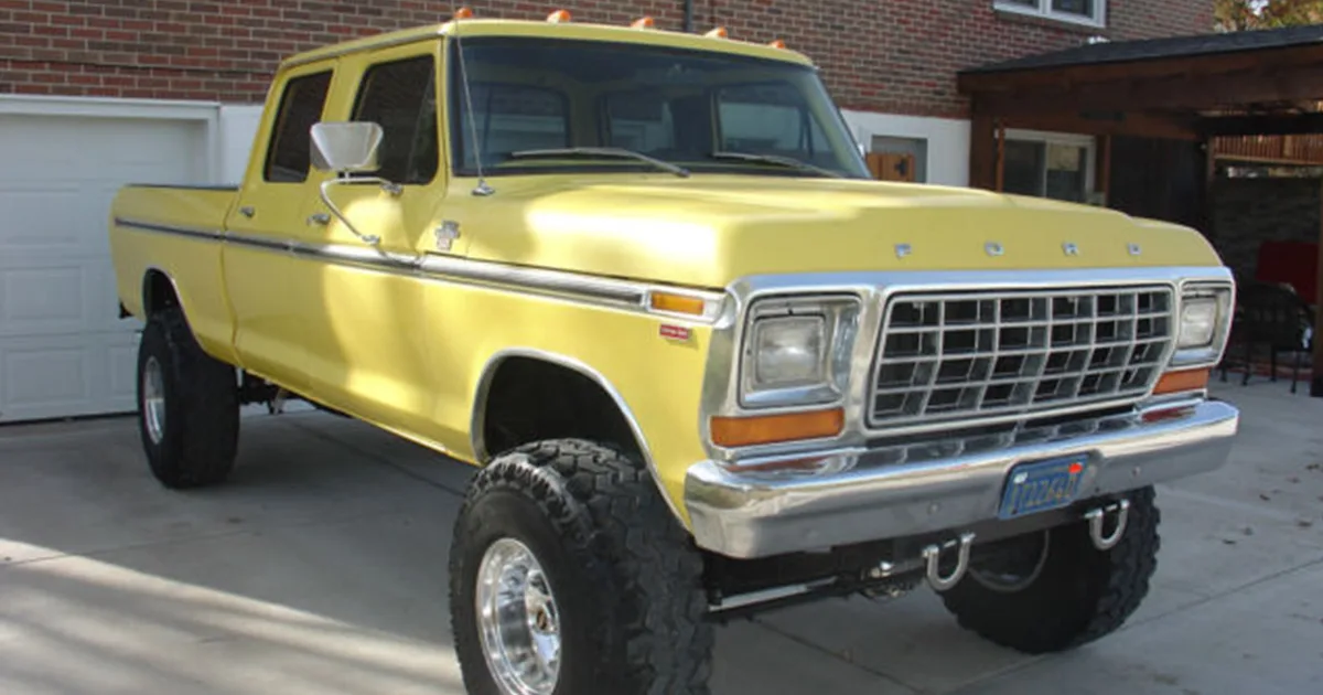 1979 Ford F 250 Crew Cab 4X4 Ford Daily Trucks