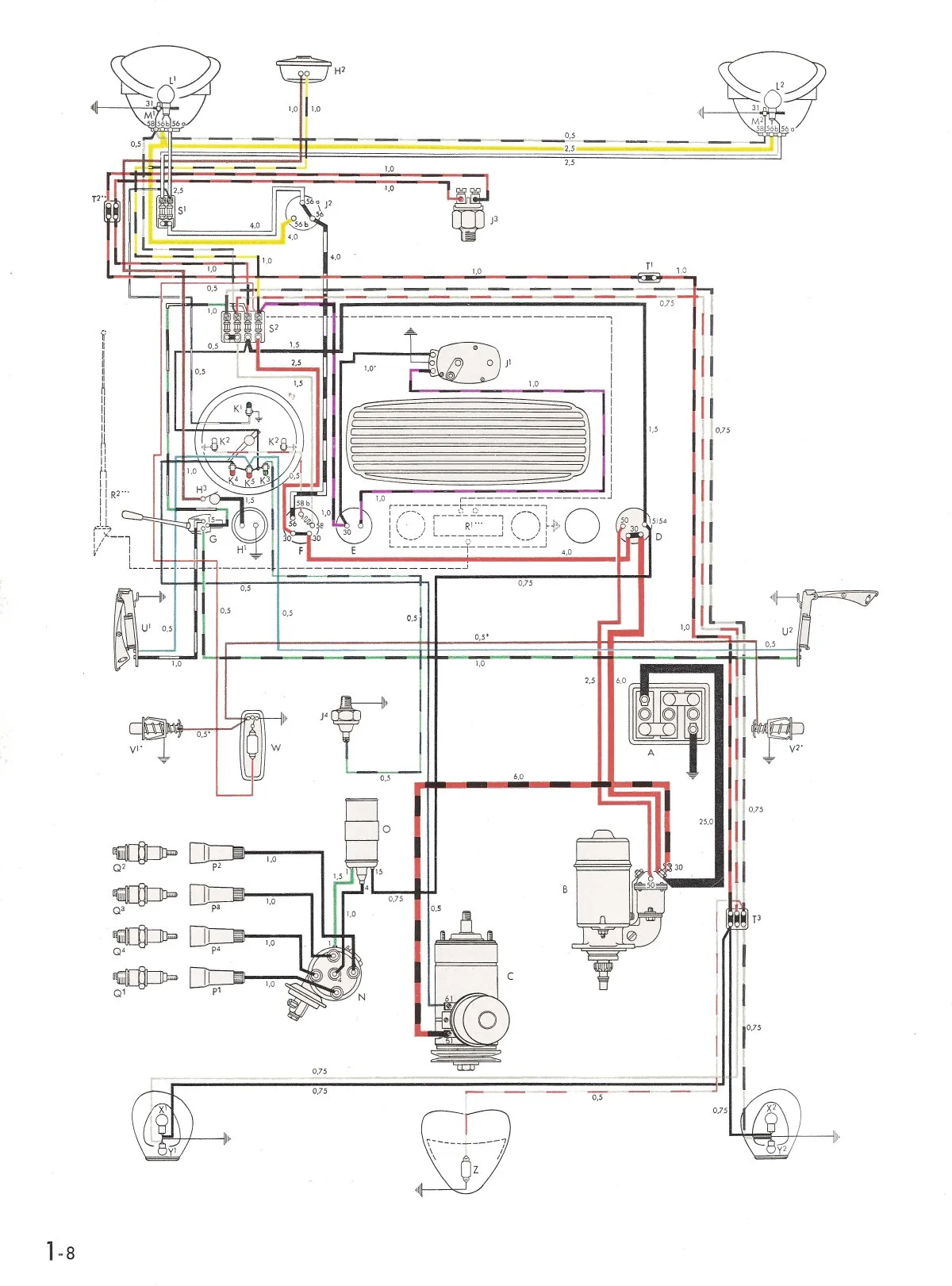 1979 Vw Super Beetle Wiring Diagram Wiring Diagram