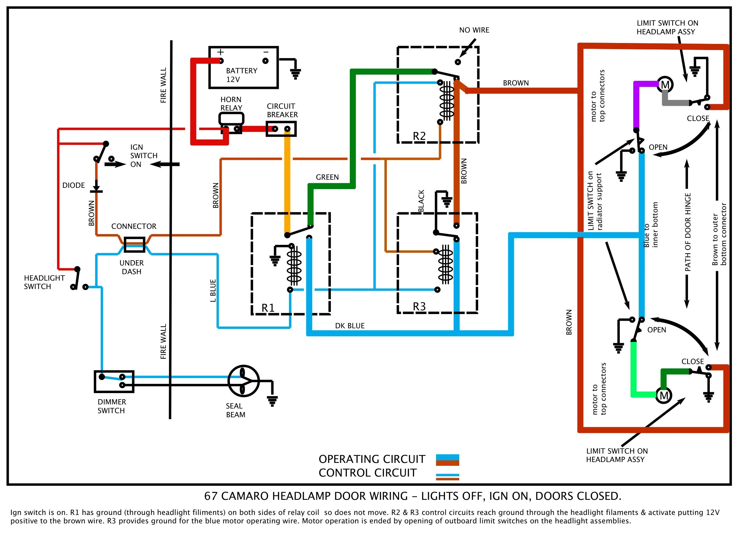 1980 Camaro Headlight Switch Wiring Diagram