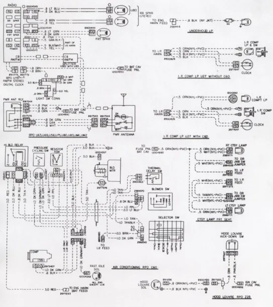 1980 Camaro Horn Wiring Diagram