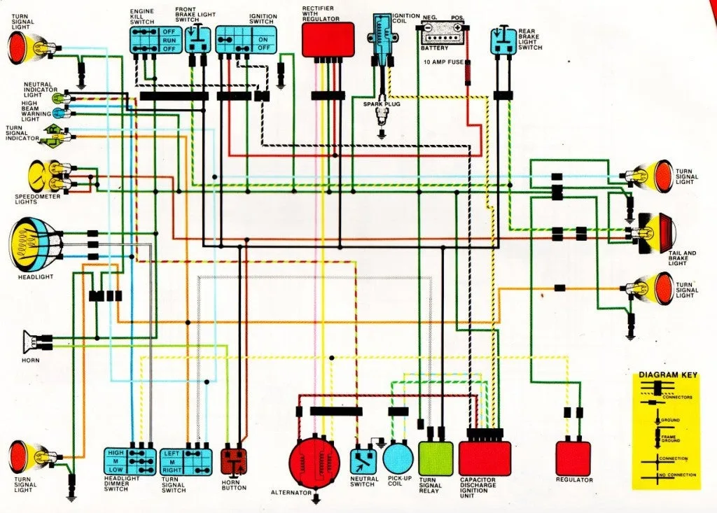1980 Honda C70 Wiring