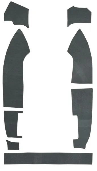 1982 1992 Chevrolet Camaro Trunk Area Felt Rbautoparts