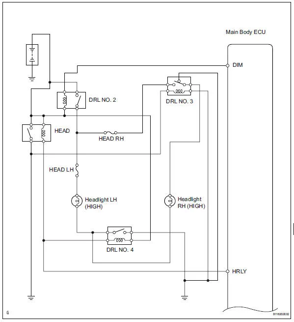 1982 Toyota Pickup Headlight Wiring Diagram