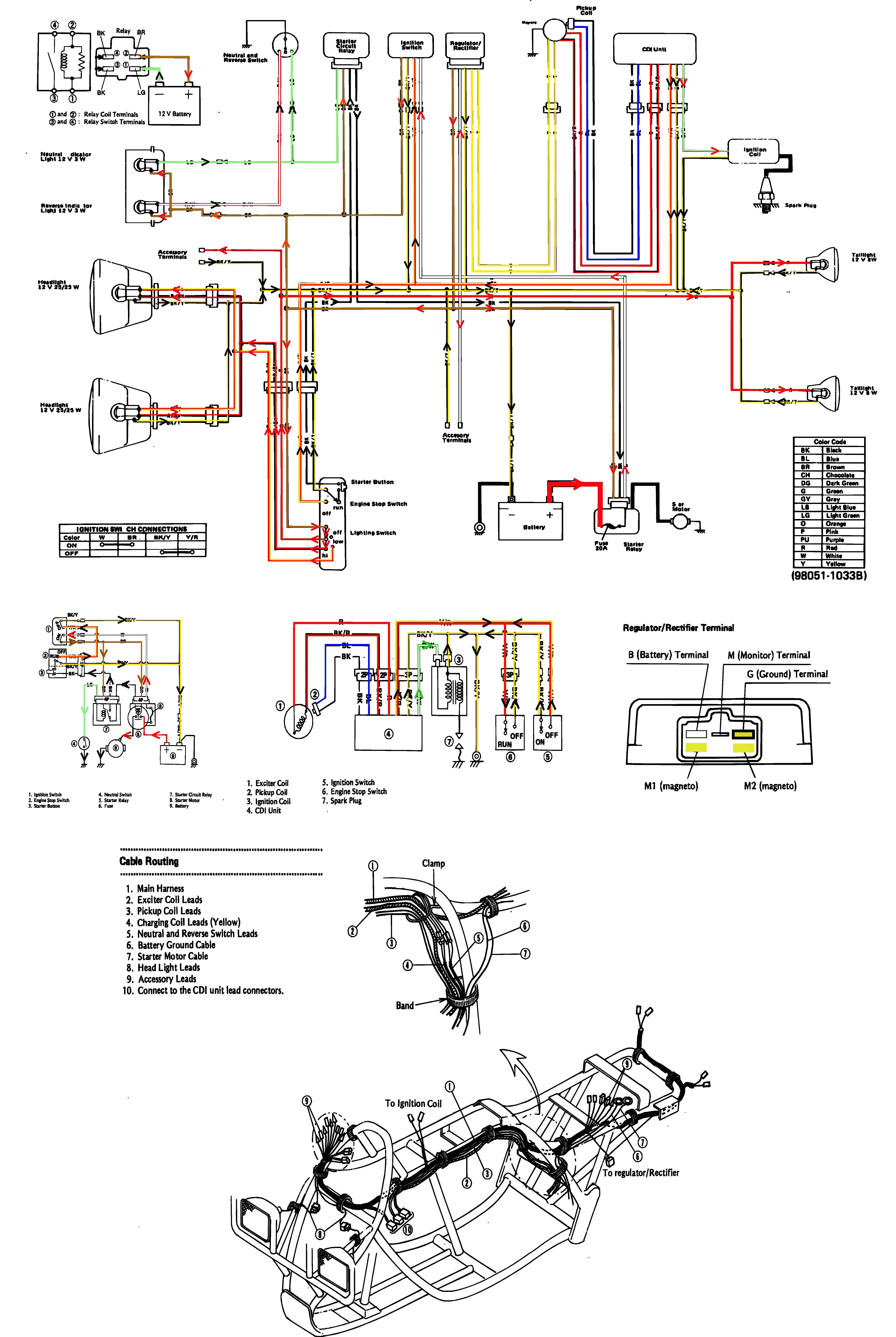 1983 Kawasaki Motorcycle Wiring Diagrams