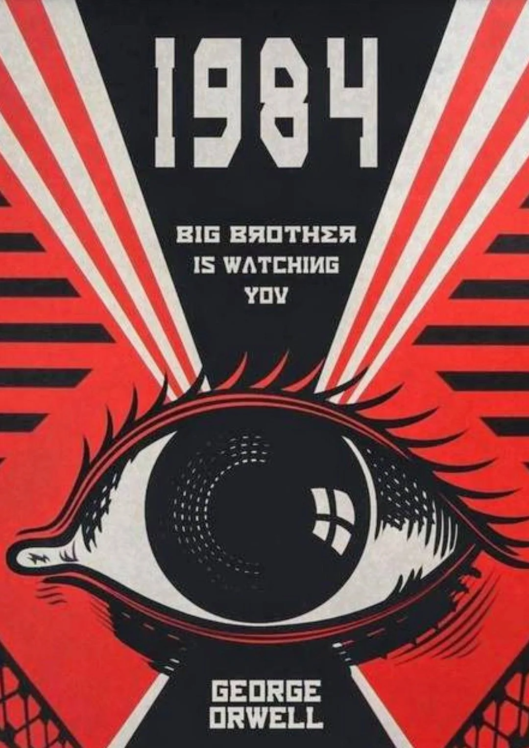 1984 By George Orwell 1984 Book Book Cover Art George Orwell