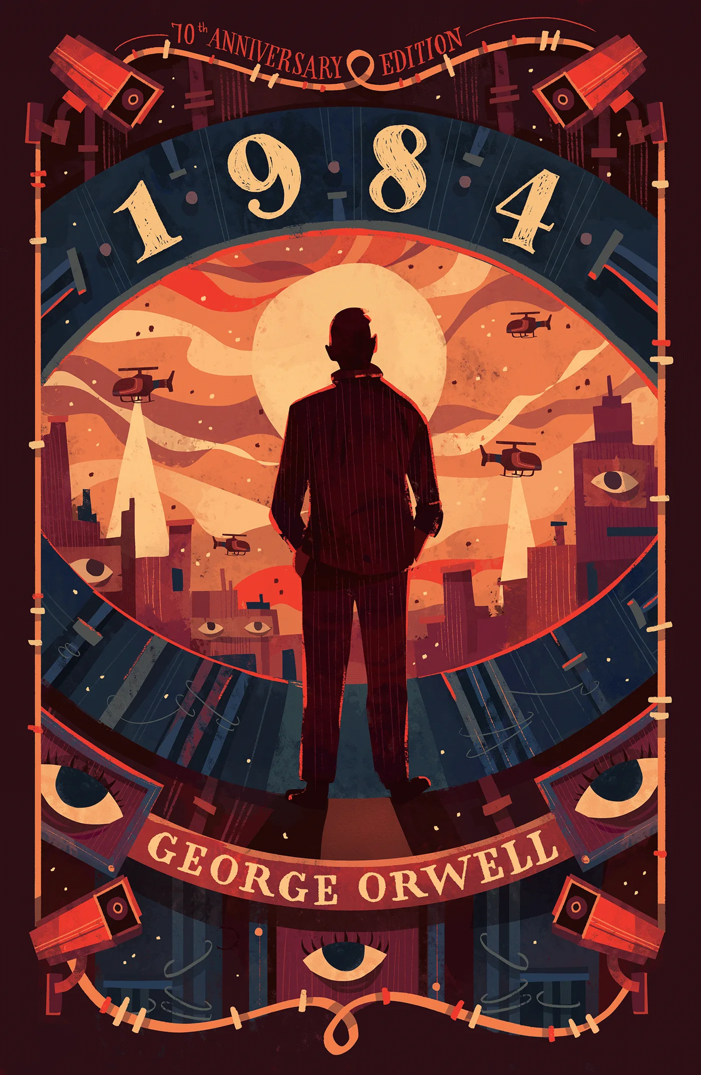 1984 By George Orwell Book Cover 4 Images Behance