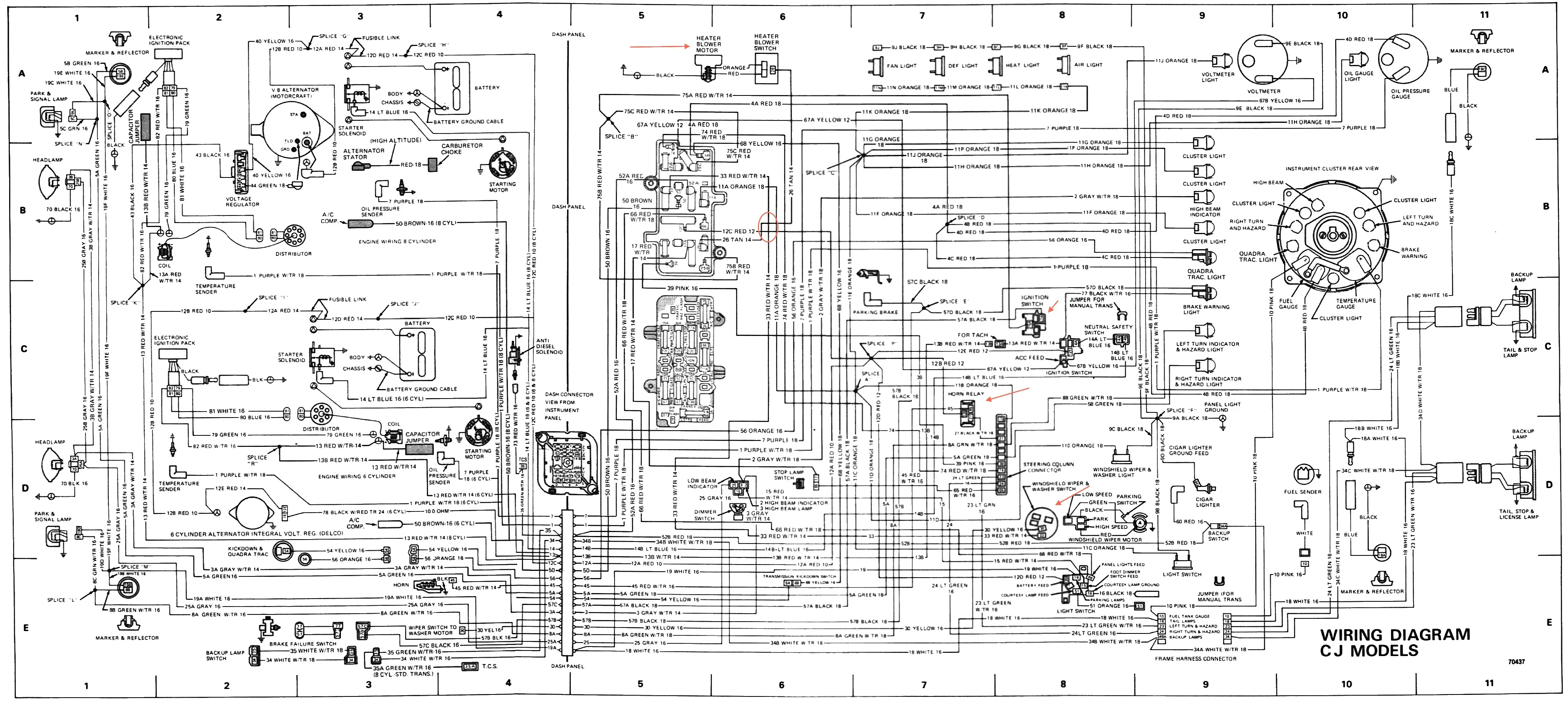 1984 Cj7 Wiring Diagram Wiring Diagram