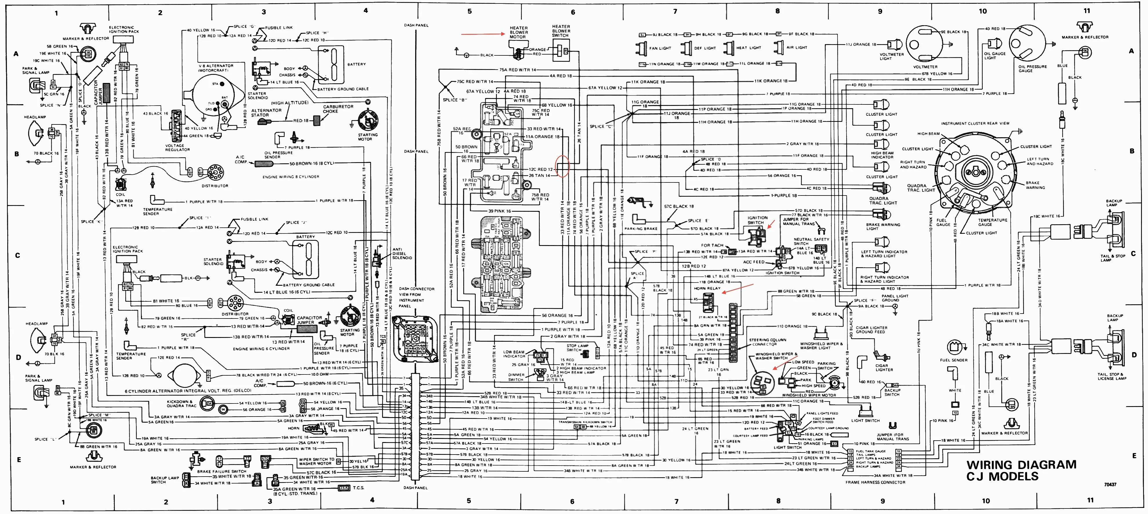 1986 Jeep Cj7 Wiring Diagram Pics Wiring Diagram Sample