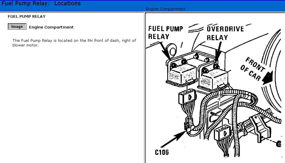 1987 Corvette Fuel Pump Wiring Diagram