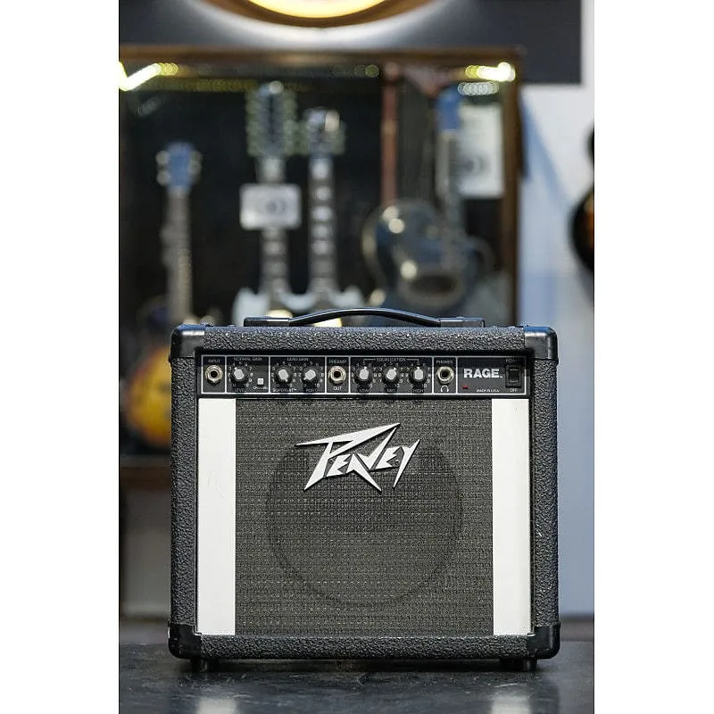 1987 Peavey Rage Black Reverb