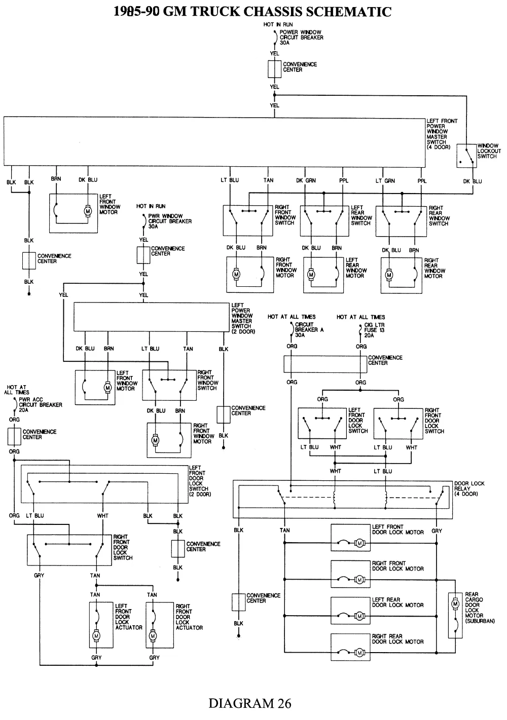 1988 Chevy S10 Electrical Diagram