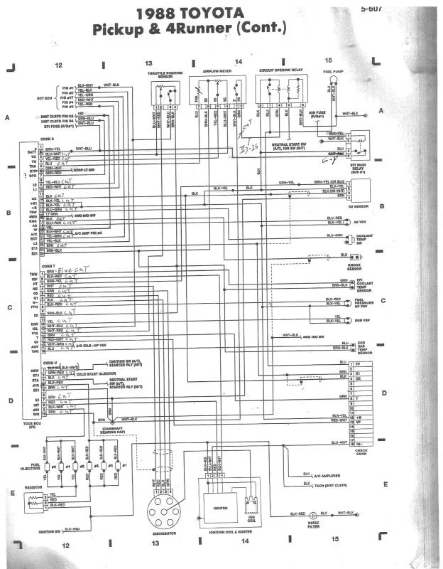 1988 Toyota Pickup Fuel Pump Wiring Diagram Database