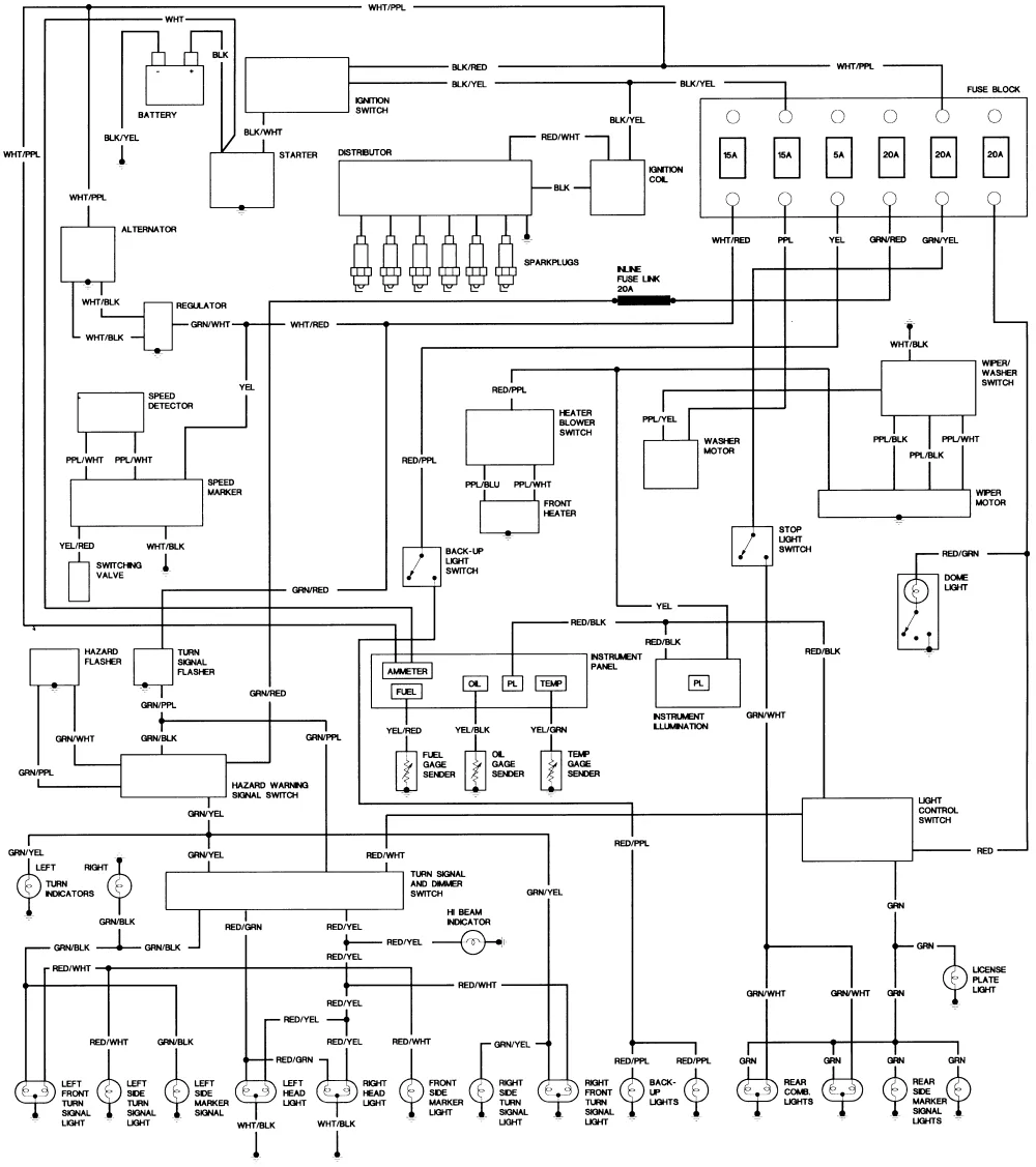 1988 Toyota Pickup Wiring Diagram Wiring Diagram