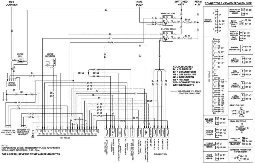 1988Ford Fiesta Electrical Wiring Diagrams Original