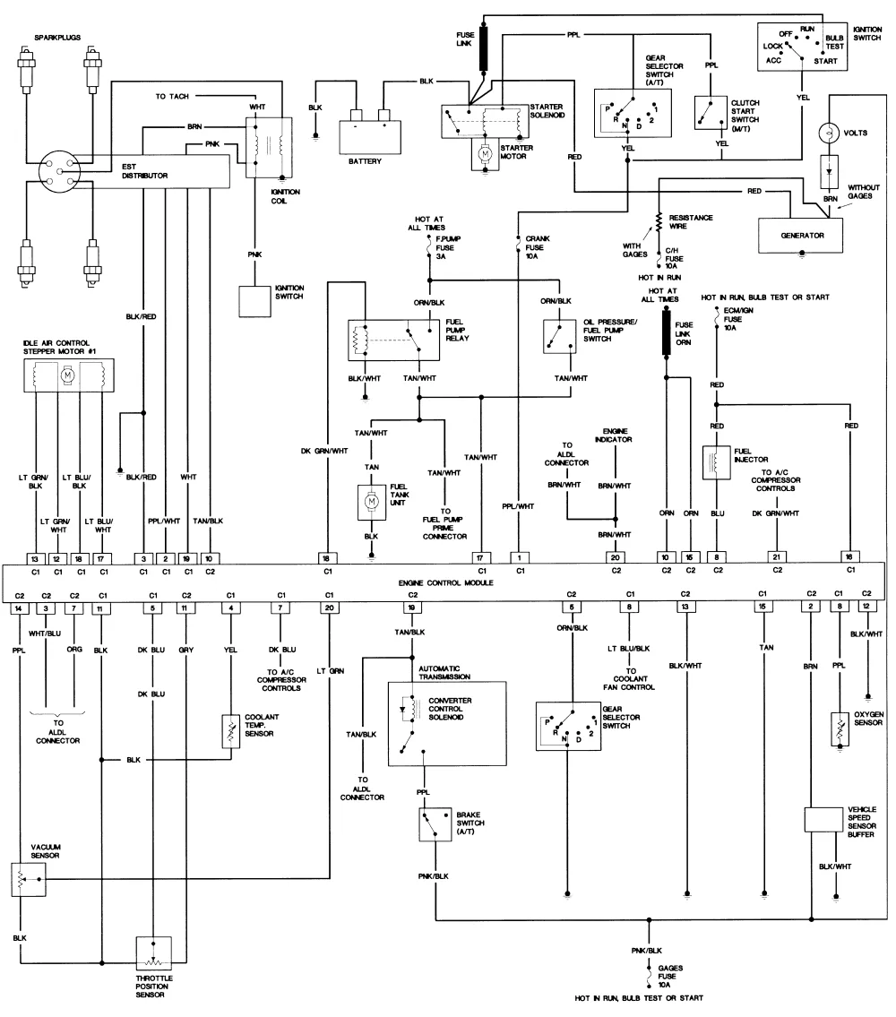 1989 Camaro Wiring Diagram Wiring Diagram