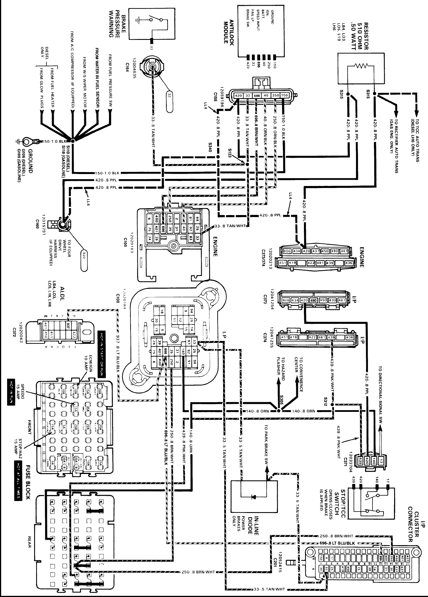 1989 Chevy K1500 Wiring Diagram Wiring Diagram