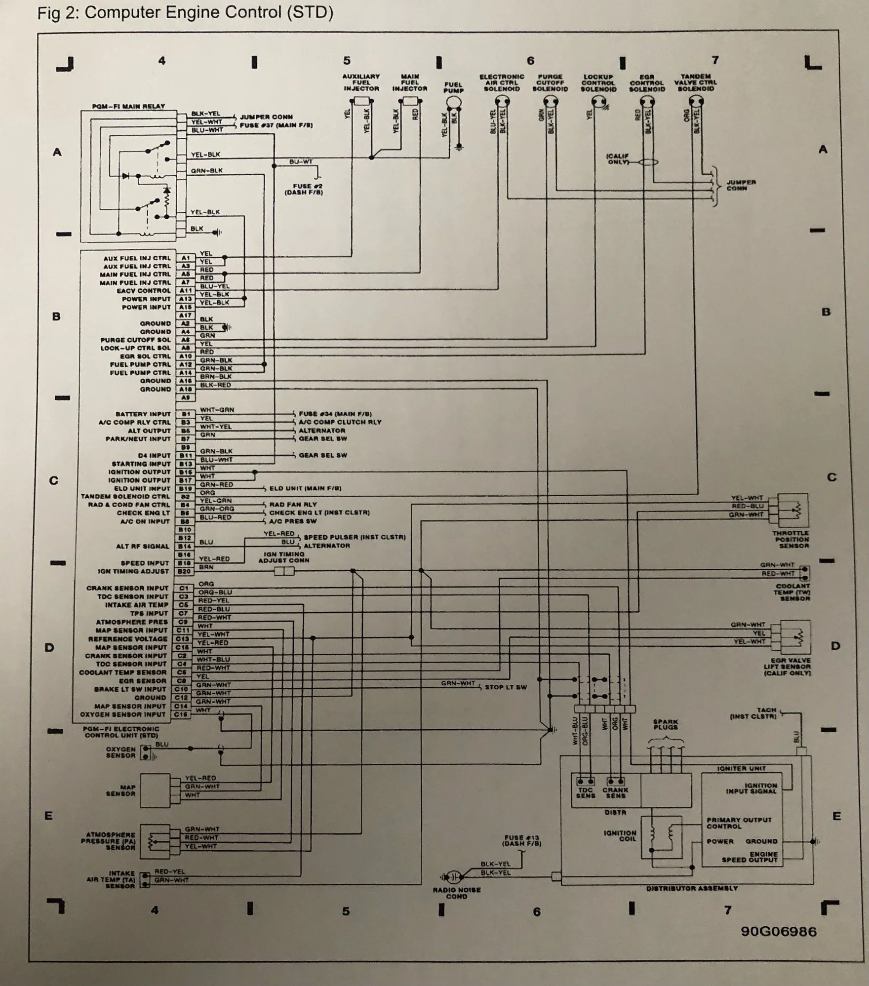 1989 Honda Civic Stereo Wiring Diagram Wiring Digital And Schematic