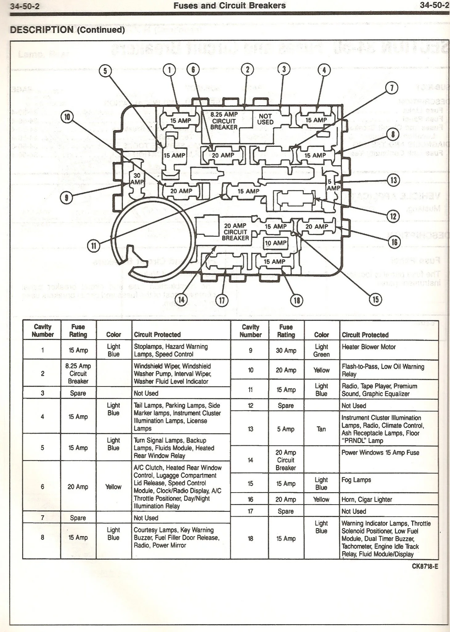 1990 2 3L Mustang Engine Bay Fuse Diagram
