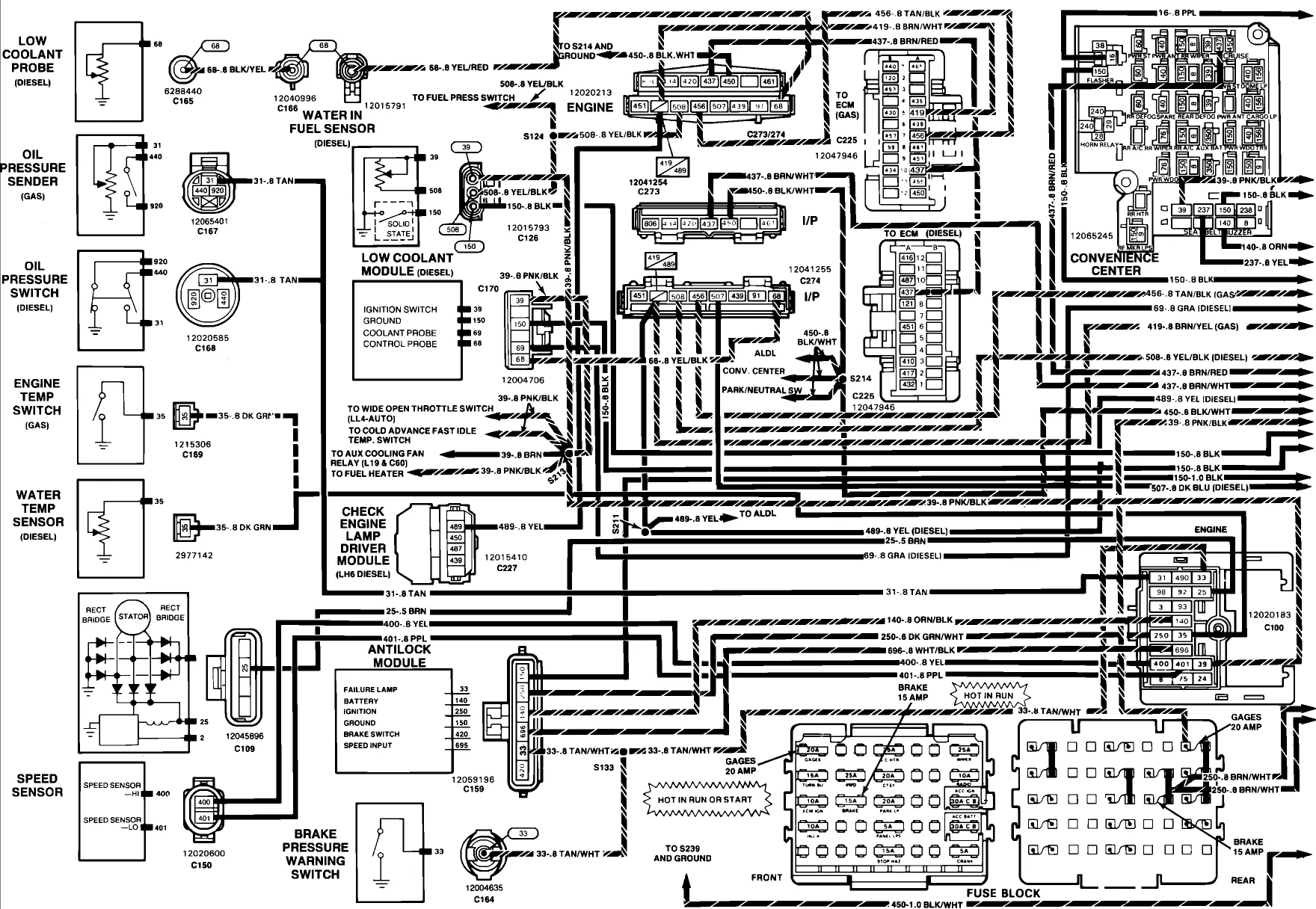 1990 Corvette Wiring Diagram Collection
