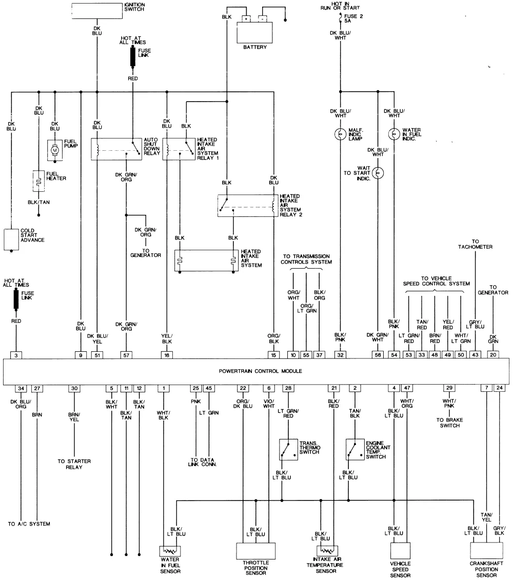 1991 Dodge Dakota Radio Wiring Diagram Collection