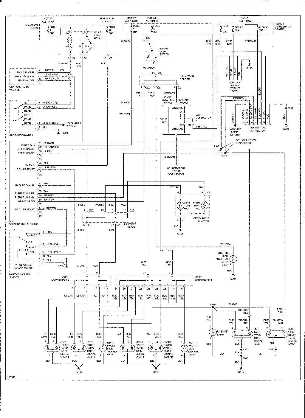 1991 Dodge Ram Headlight Wiring Diagram