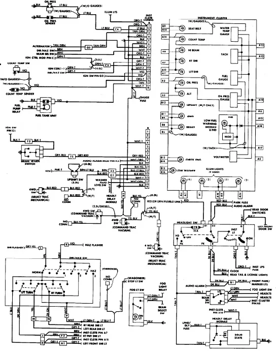 1991 Jeep Yj Wiring Diagram Wiring Diagram