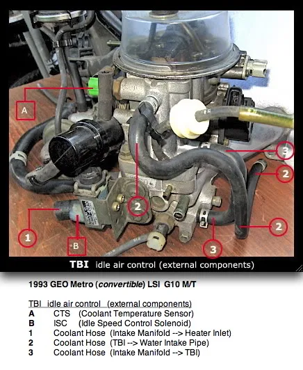1992 Geo Prizm Engine Diagram