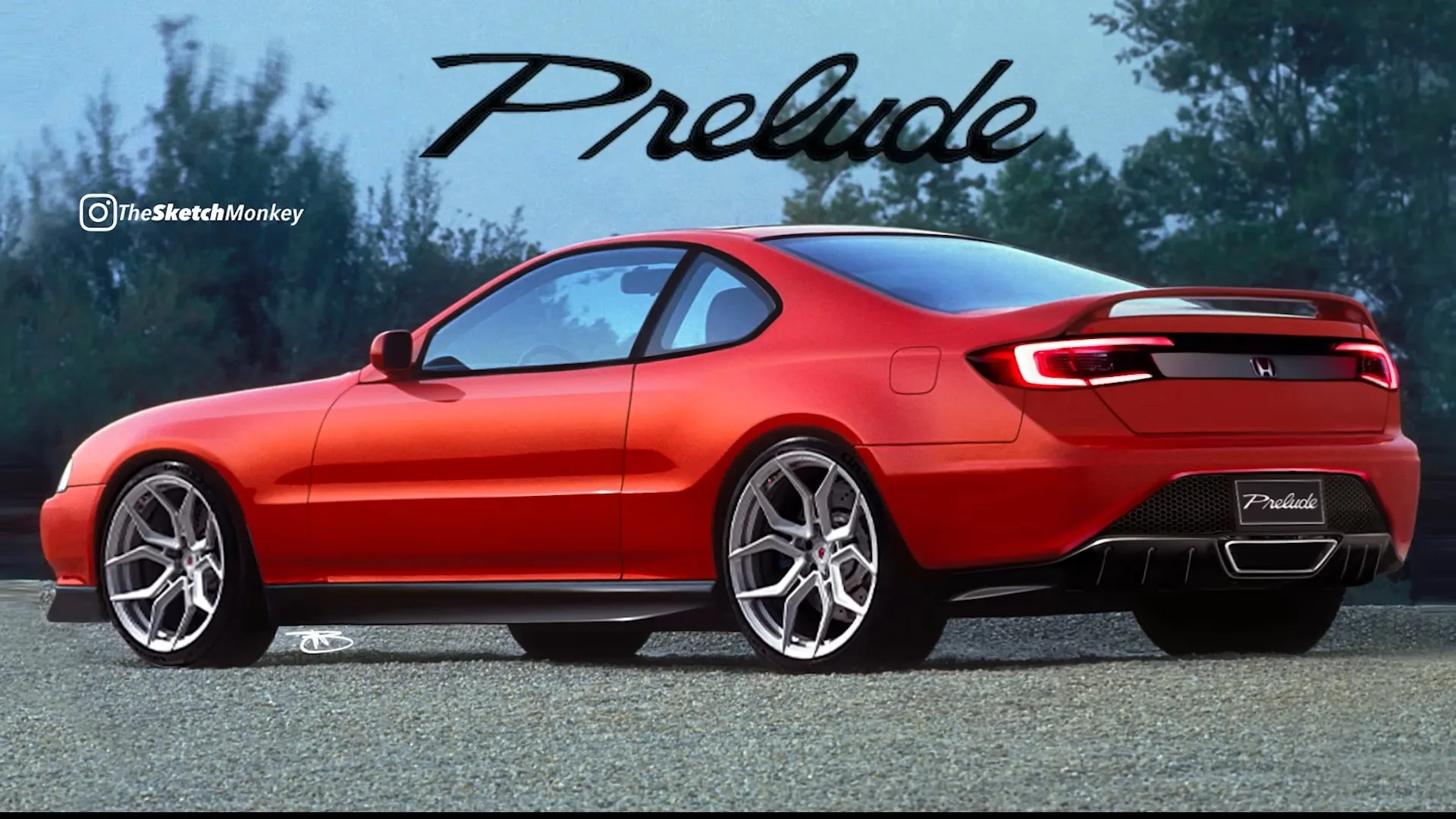 1992 Honda Prelude Gets Digitally Modern For My2023 Hides A Nasty Vtec Secret Autoevolution