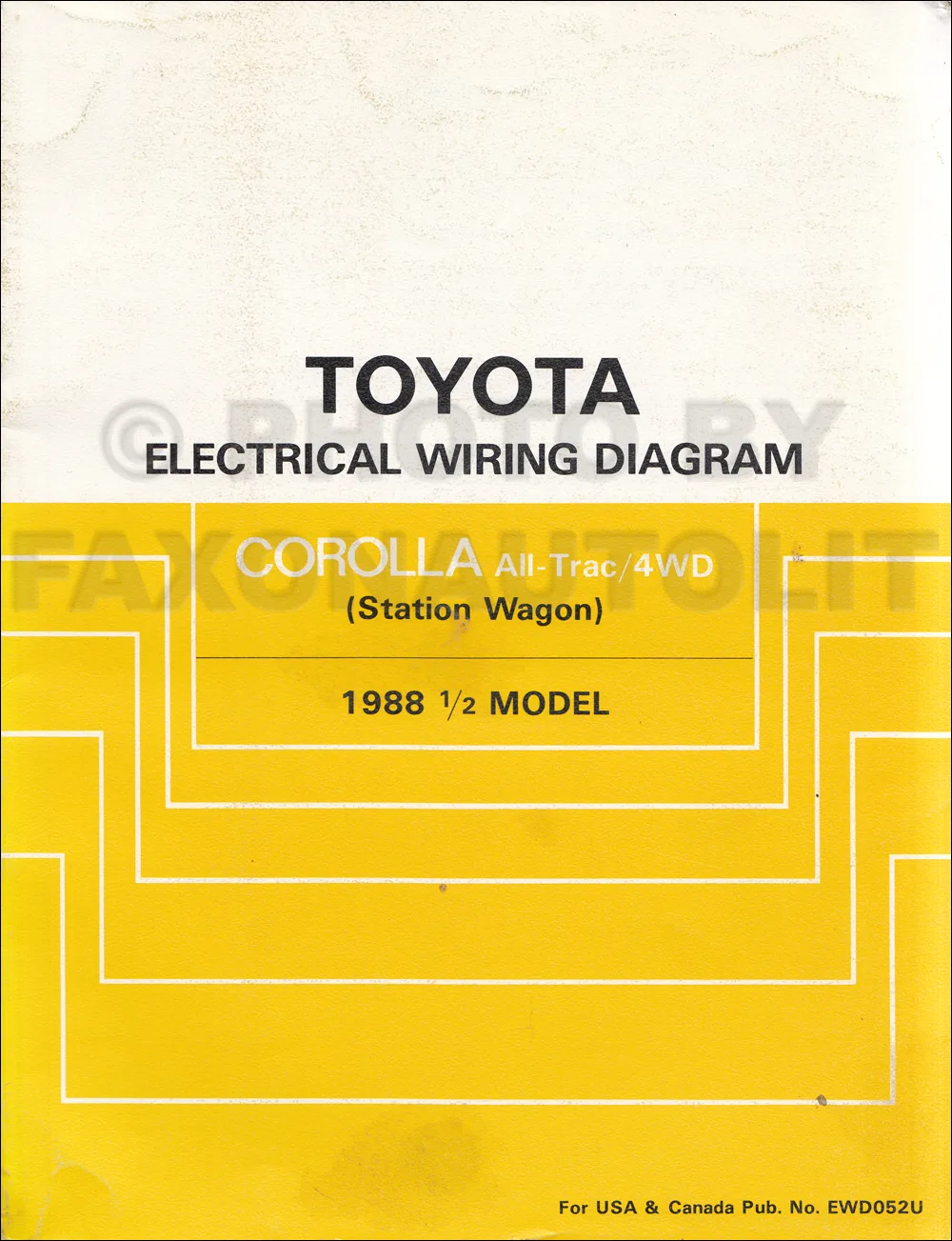 1992 Toyota Corolla Wiring Diagram More Wiring