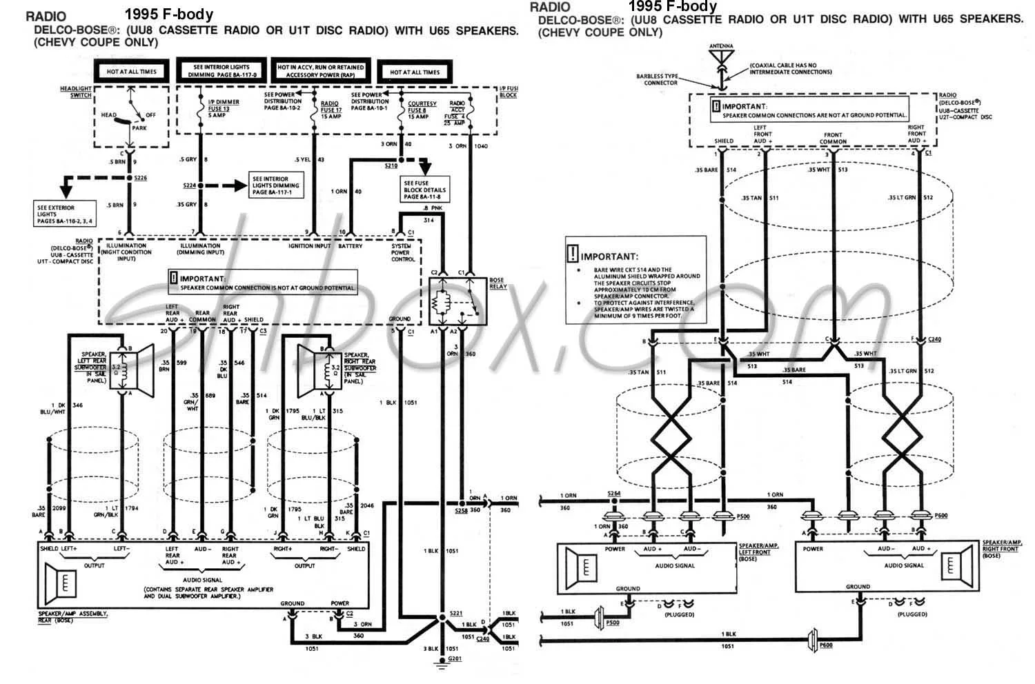 1993 1996 Corvette Console Wiring Diagram