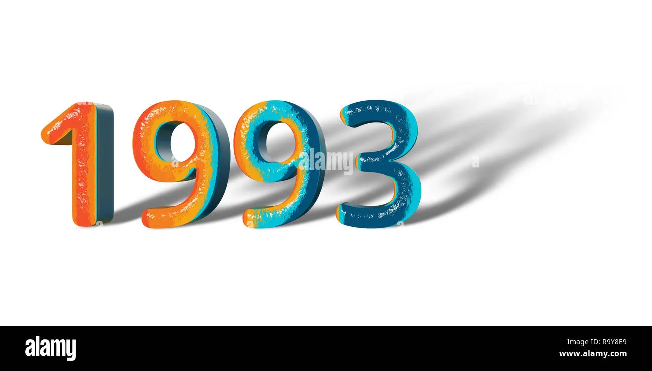 1993 Year Cut Out Stock Images Pictures Alamy