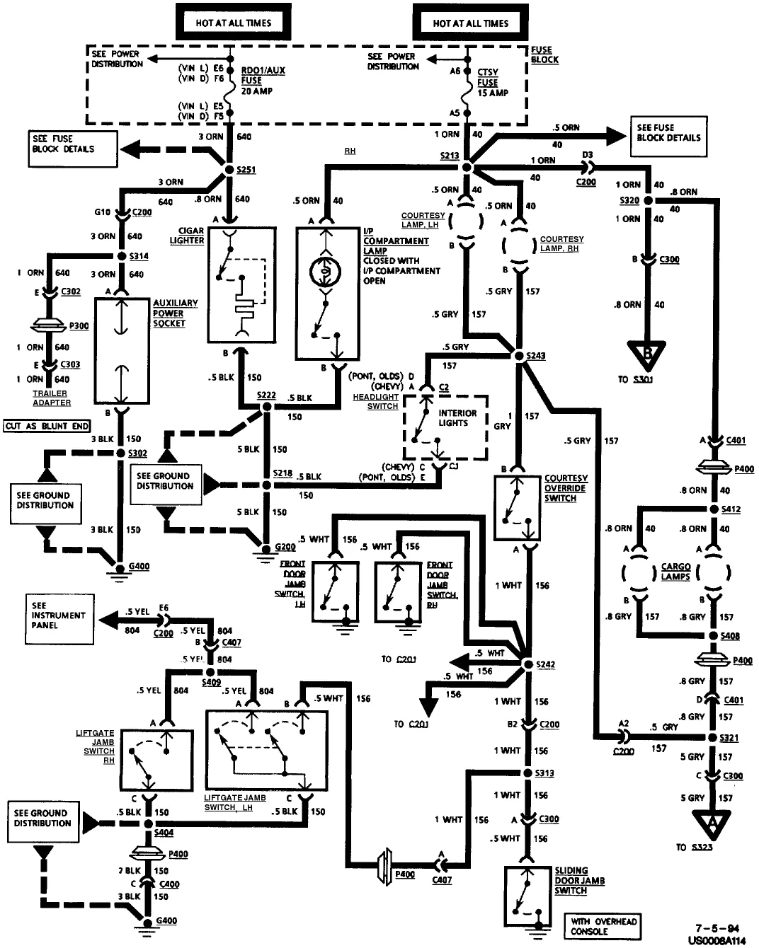 1994 Chevy Lumina Wiring Diagram Wiring Diagram
