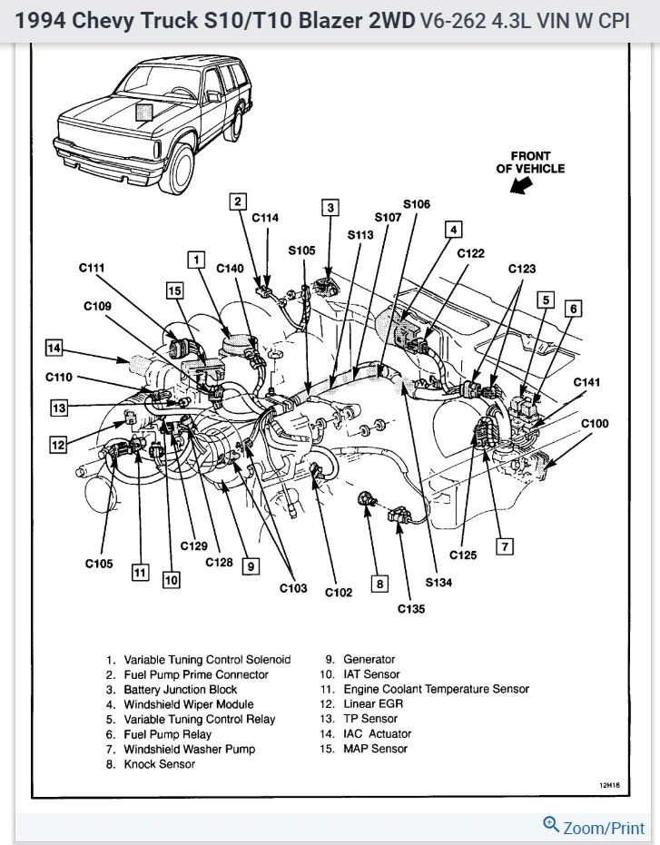 1994 Chevy Truck Fuel Pump Wiring Diagram Wiring Diagram