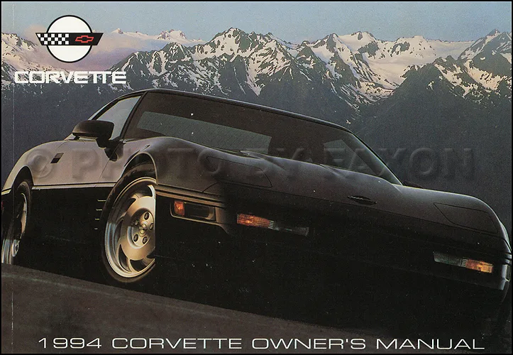 1994 Corvette Owner S Manual Original