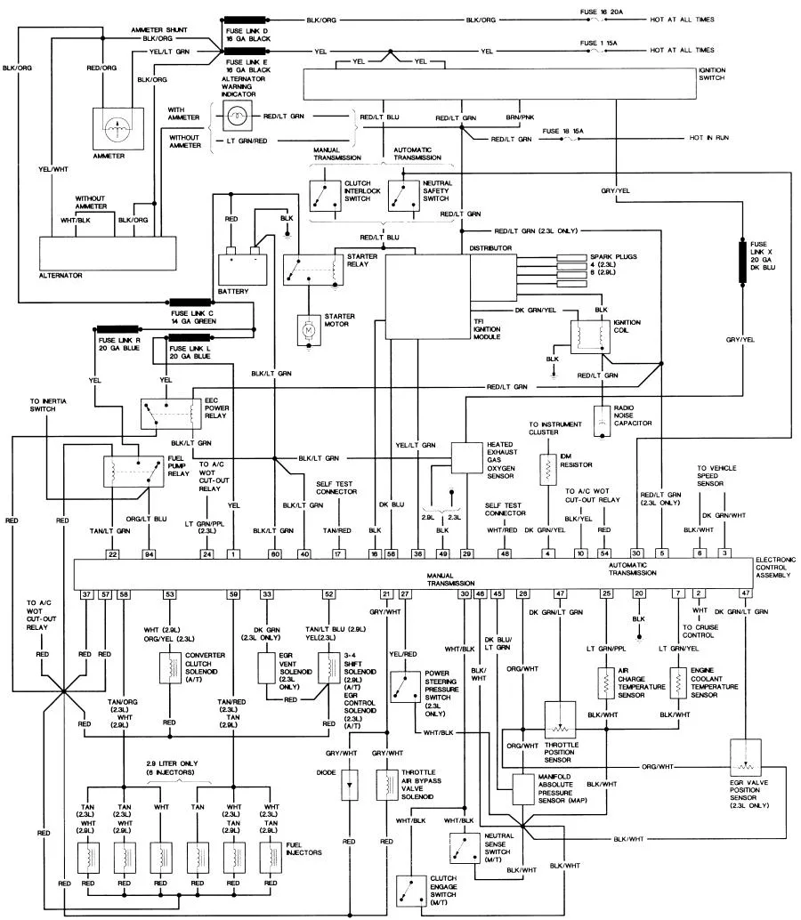 1994 Ford Bronco Wiring Diagram Lights
