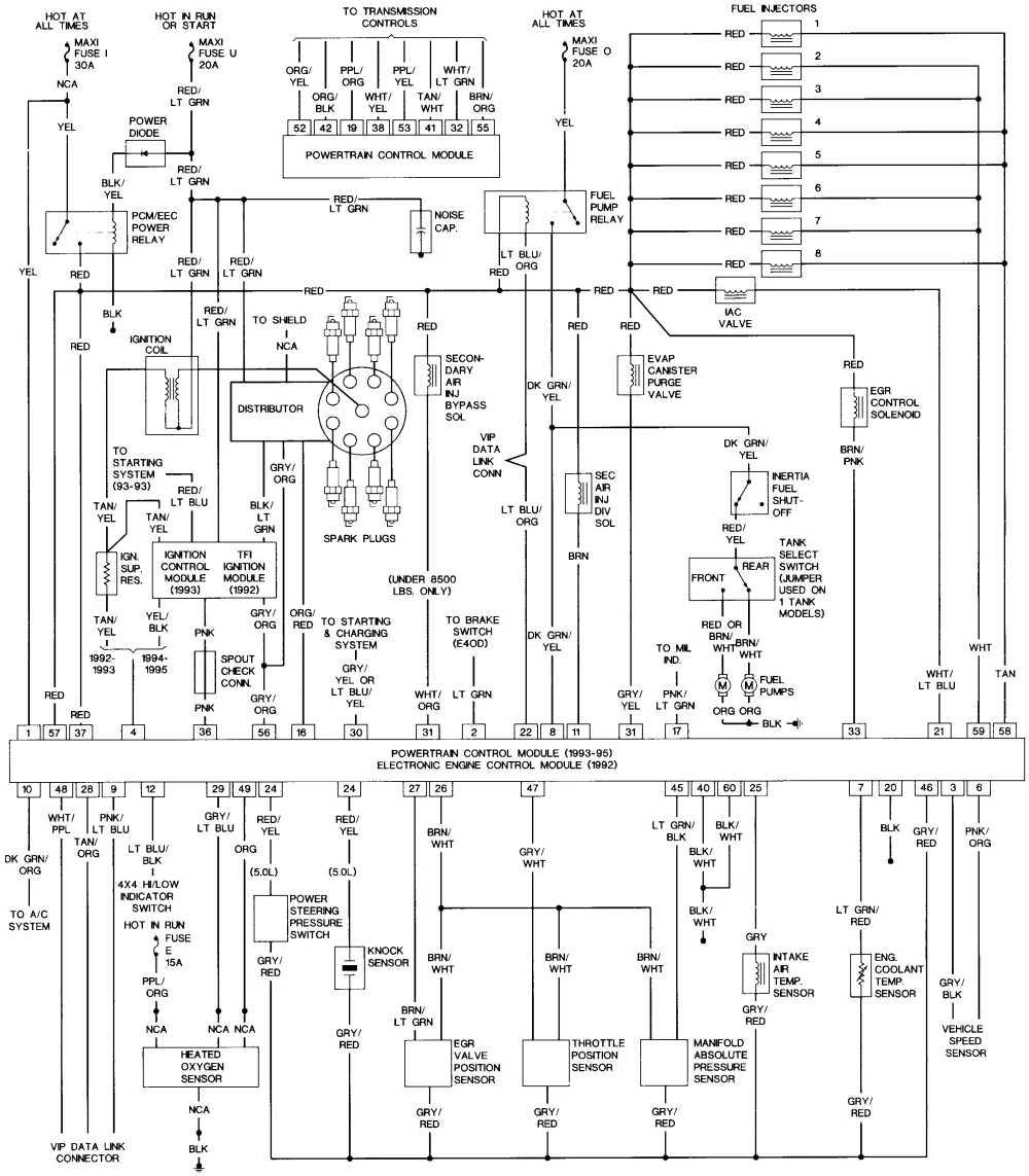 1994 Ford F150 Wiring Schematic