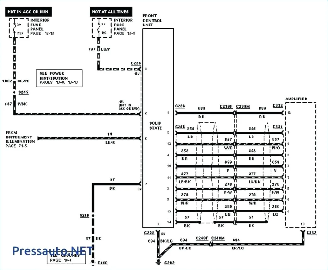 1994 Ford Ranger Headlight Switch Wiring Diagram Wiring Diagram