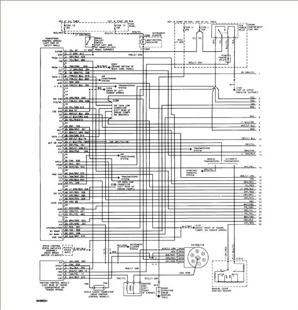 1995 Ford Bronco Wiring Diagram