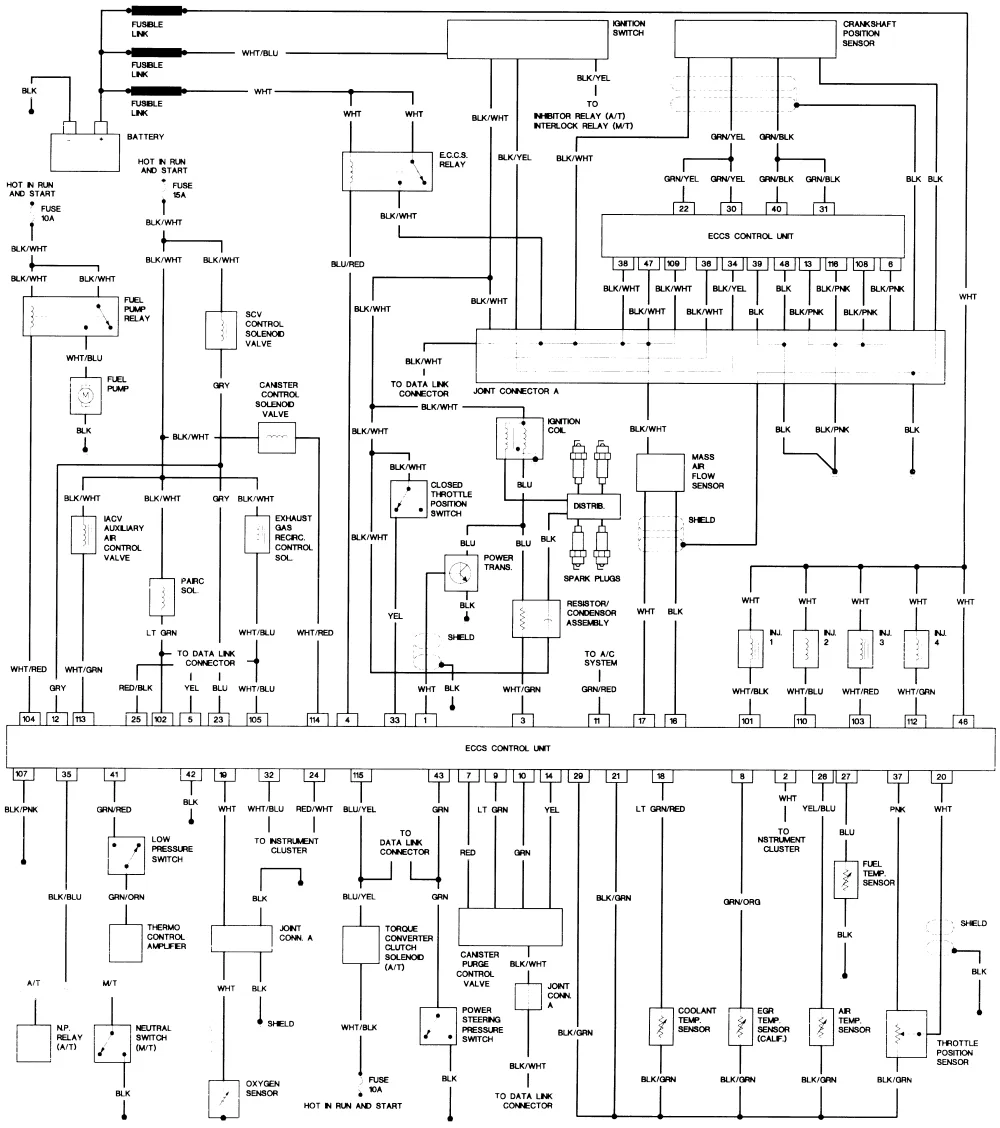 1995 Nissan Stereo Wiring Diagram