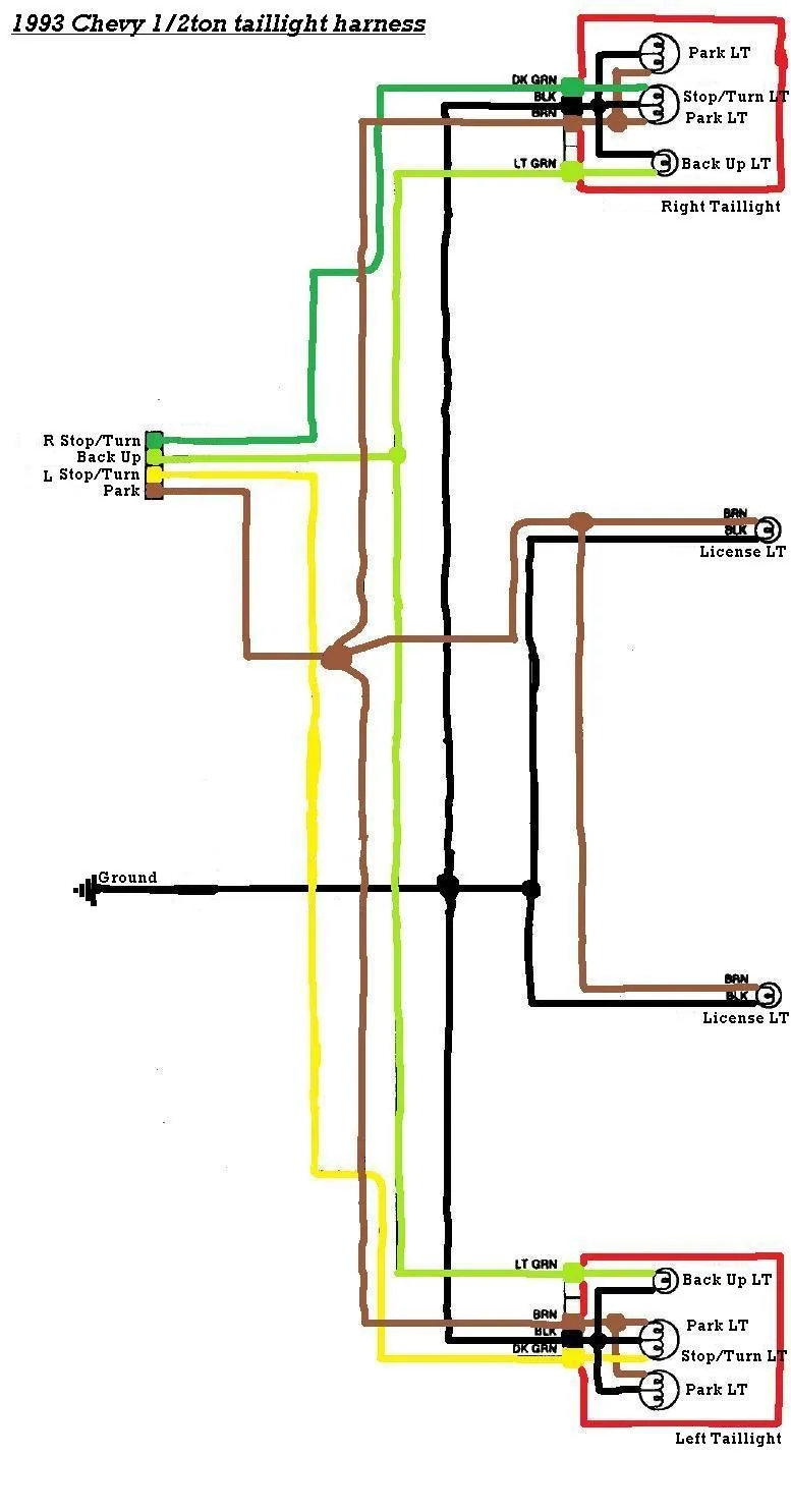 1996 Chevrolet K1500 Lighting Wiring Diagram Pictures