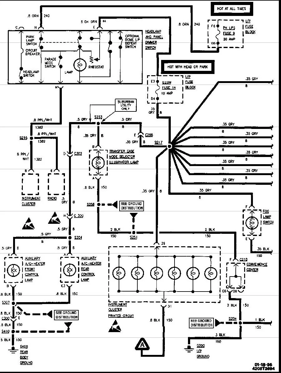 1996 Chevy 1500 Radio Wiring Diagram Attireal